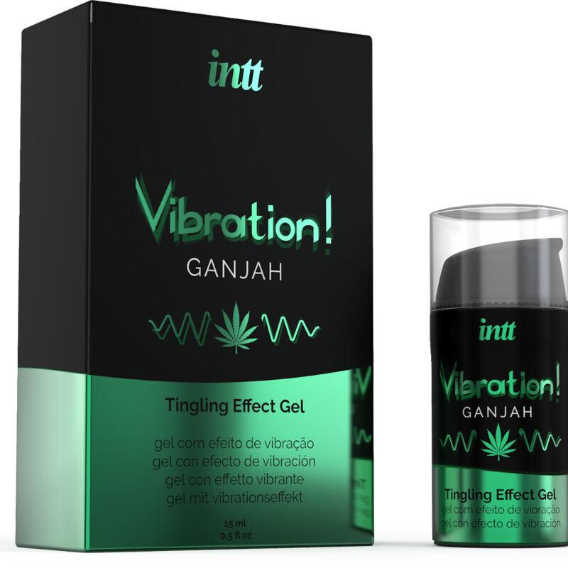 intt potente gel liquido vibrante stimolante intimo cannabis 15ml