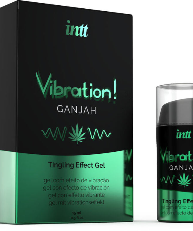 INTT - POTENTE GEL LIQUIDO VIBRANTE STIMOLANTE INTIMO CANNABIS 15ML