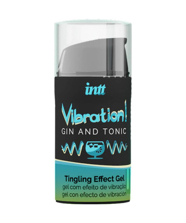 intt potente gel liquido vibratore stimolante intimo gin tonico 15ml