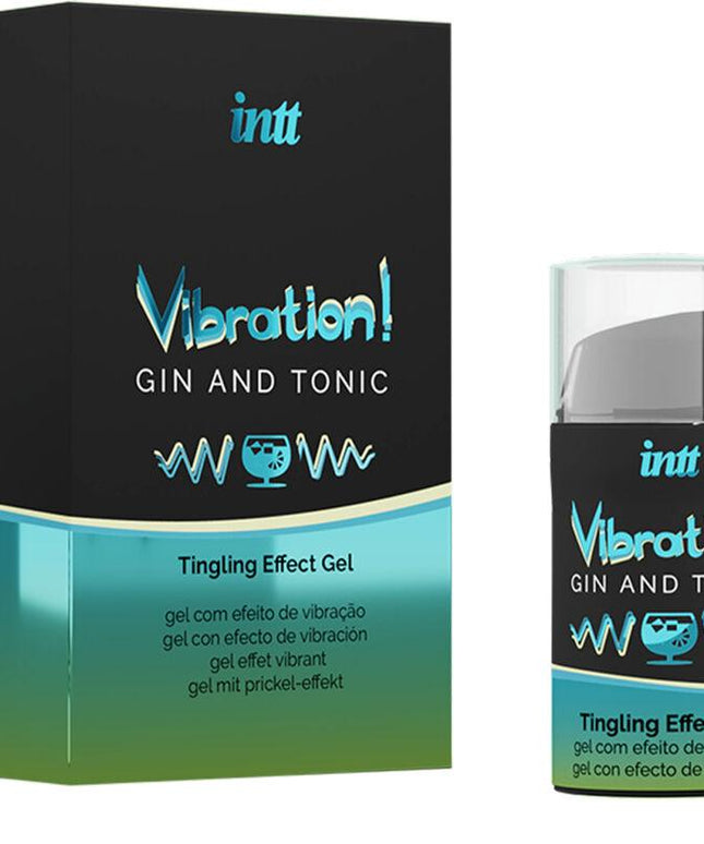 intt potente gel liquido vibratore stimolante intimo gin tonico 15ml