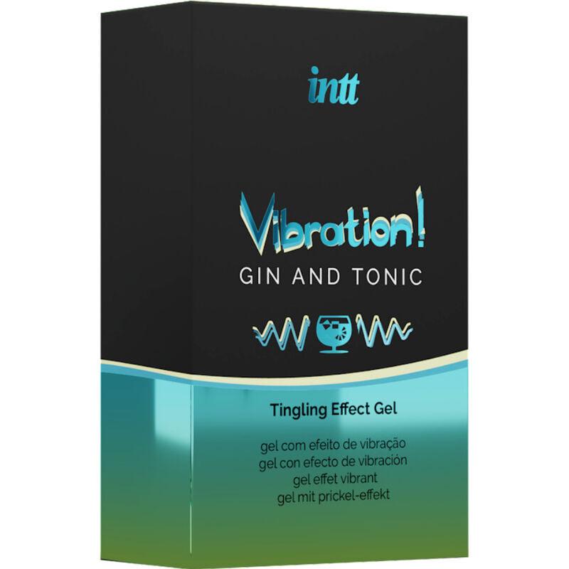 intt potente gel liquido vibratore stimolante intimo gin tonico 15ml