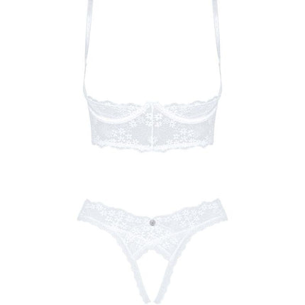 obsessive set celeste 2 pezzi cupless xs s