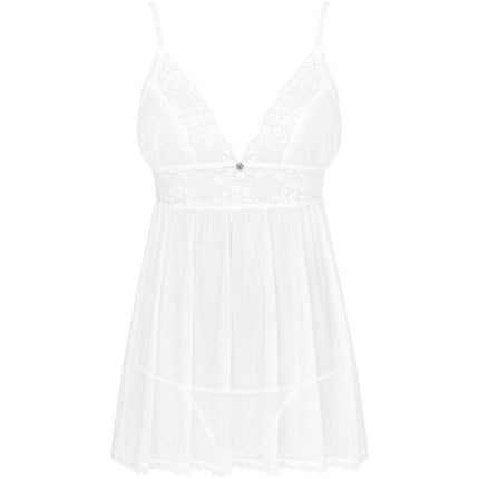 obsessive babydoll celeste e tanga xs s