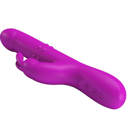 pretty love vibratore reese con rotazione viola
