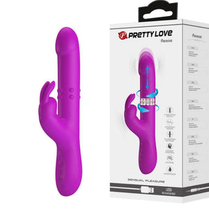 pretty love vibratore reese con rotazione viola