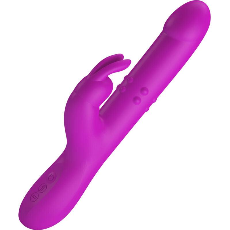 pretty love vibratore reese con rotazione viola