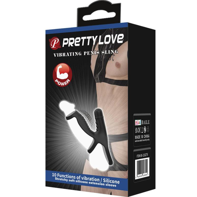 pretty love manica di estensione elastica in silicone morbido