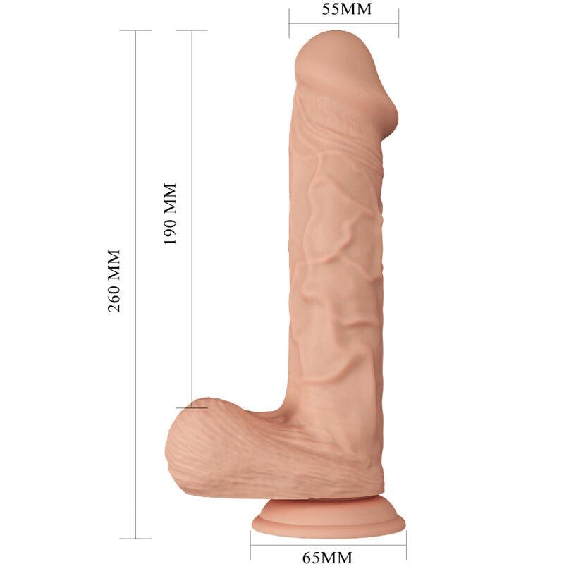 baile bellissimo incontro bergrisi dildo flessibile realistico 26 cm naturale