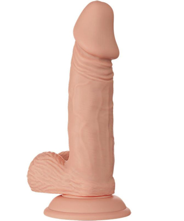 baile bellissimo dildo flessibile realistico zebulone incontro 19 4 cm naturale