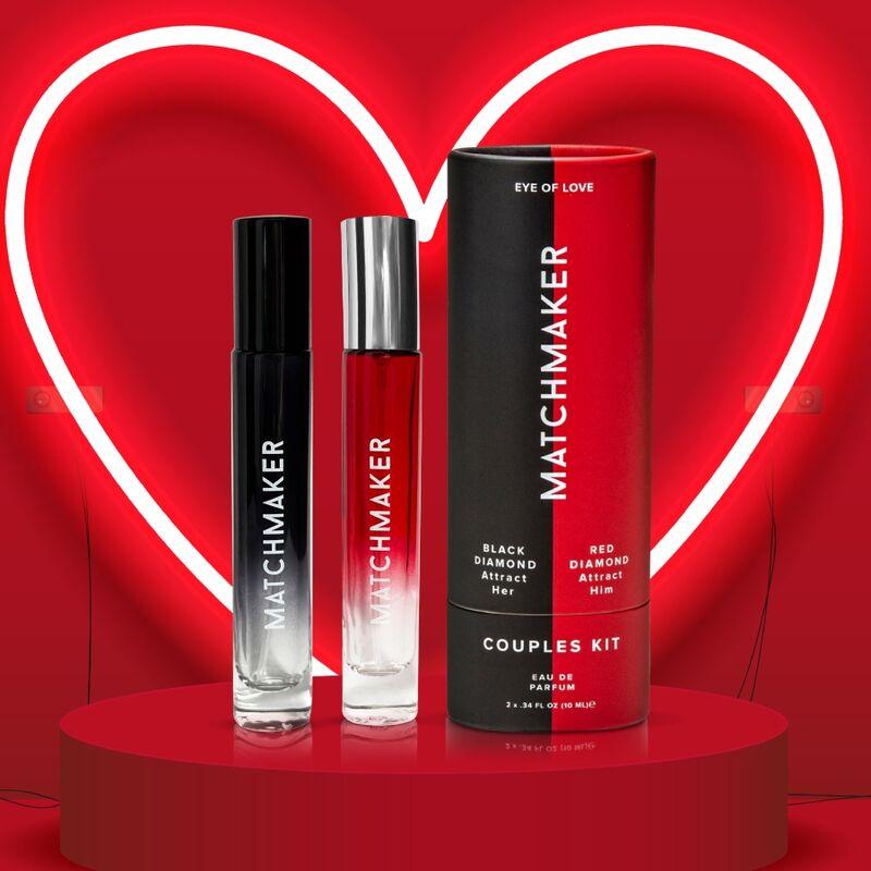 eye of love matchmaker pheromone 2pc set coppie kit attratti lei e lui 20 ml