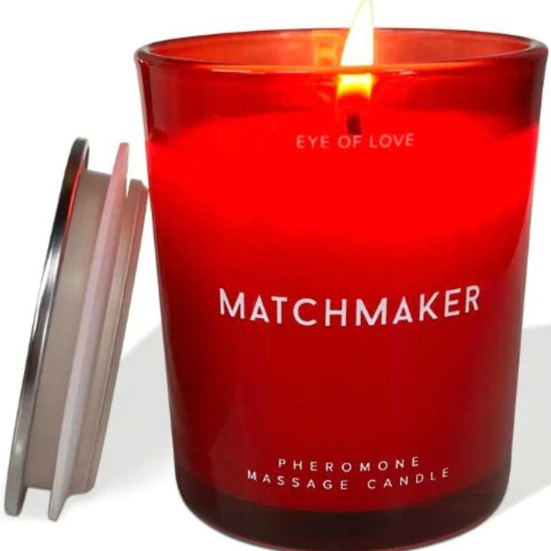 eye of love matchmaker candela da massaggio con diamante rosso attract him 150 ml