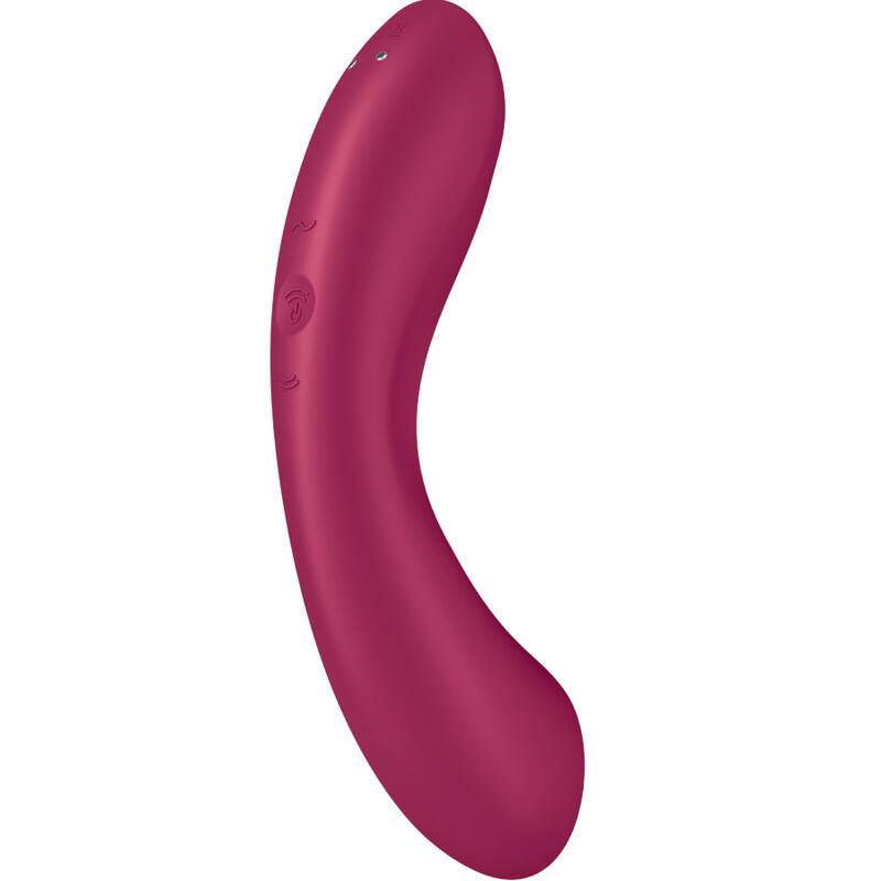 satisfyer curve trinity 1 air pulse vibrazione rosso