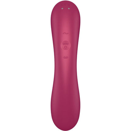 satisfyer curve trinity 1 air pulse vibrazione rosso