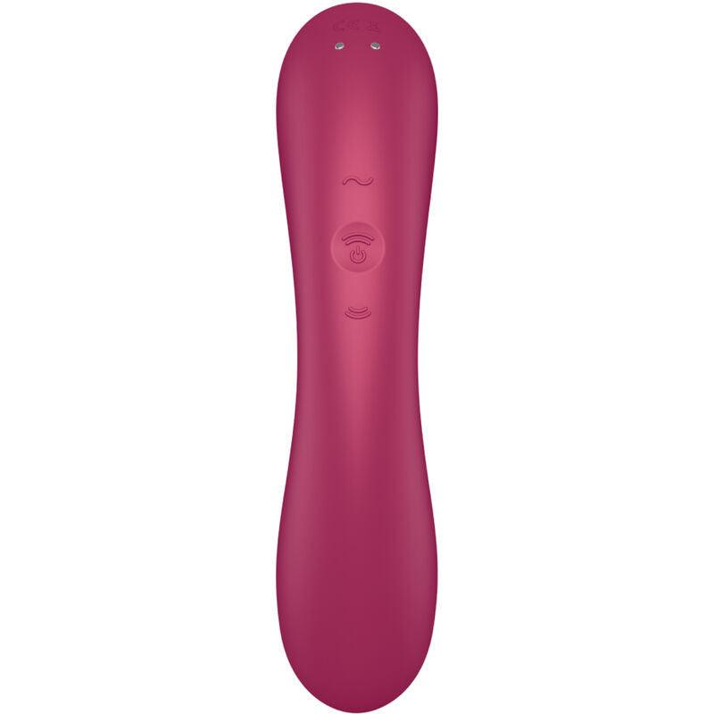 satisfyer curve trinity 1 air pulse vibrazione rosso