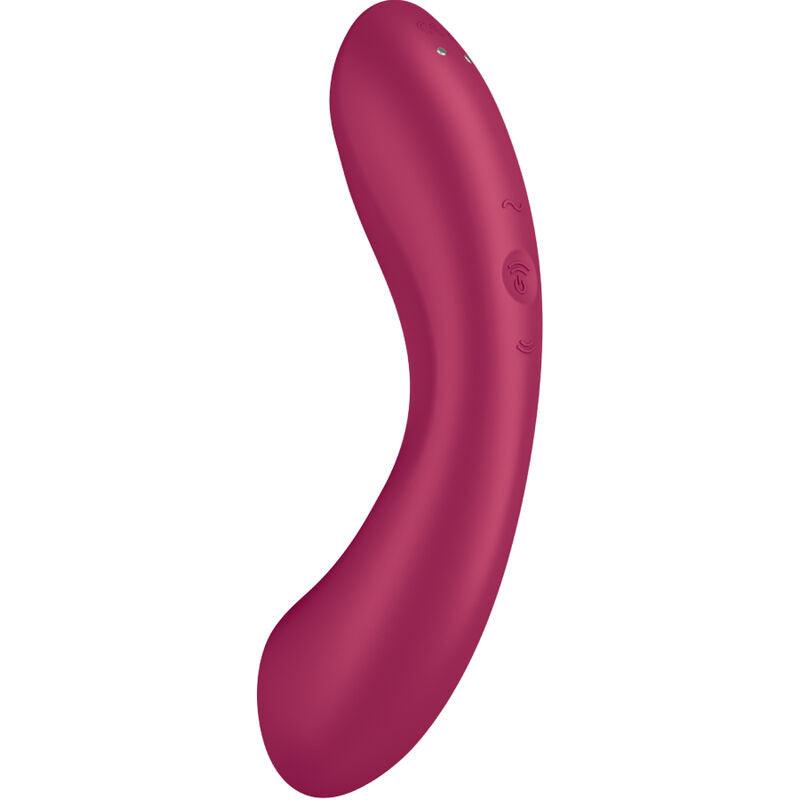 satisfyer curve trinity 1 air pulse vibrazione rosso