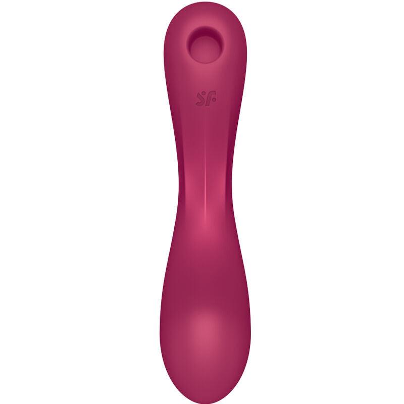 satisfyer curve trinity 1 air pulse vibrazione rosso