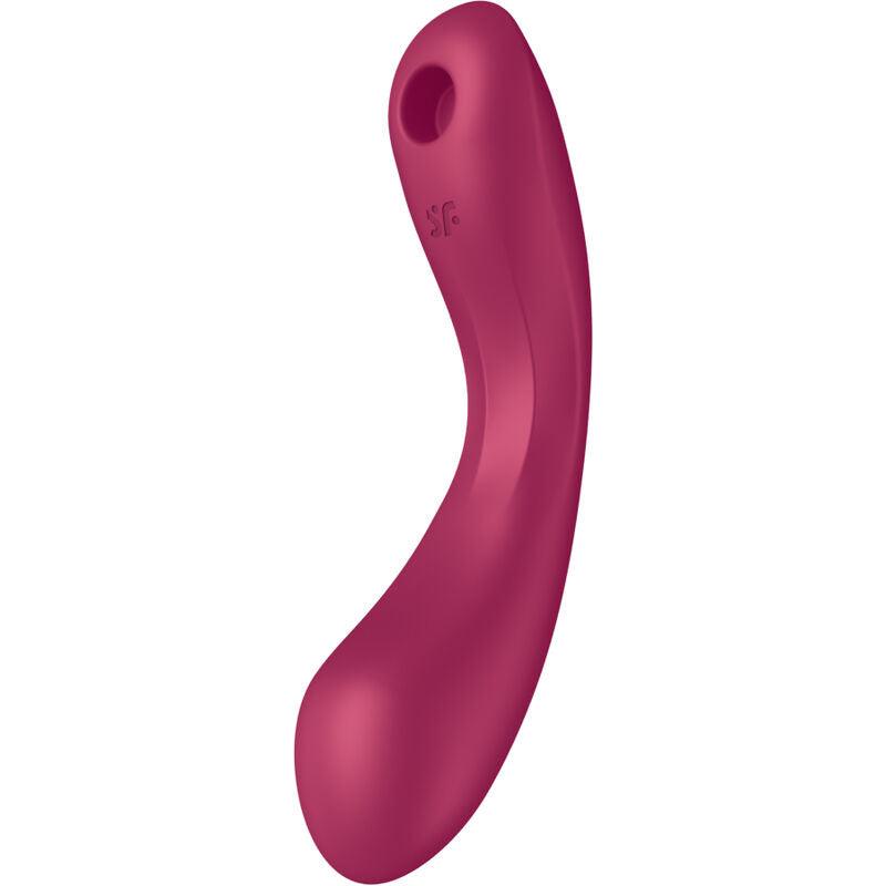 satisfyer curve trinity 1 air pulse vibrazione rosso