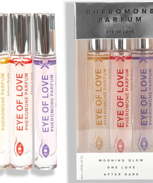 eye of love eol phr parfum 10 ml set 3 morning glow one love after dark