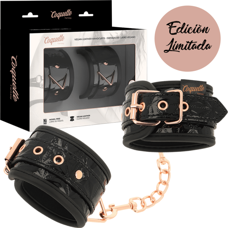 manette coquette chic desire edizione nera con fodera in neoprene