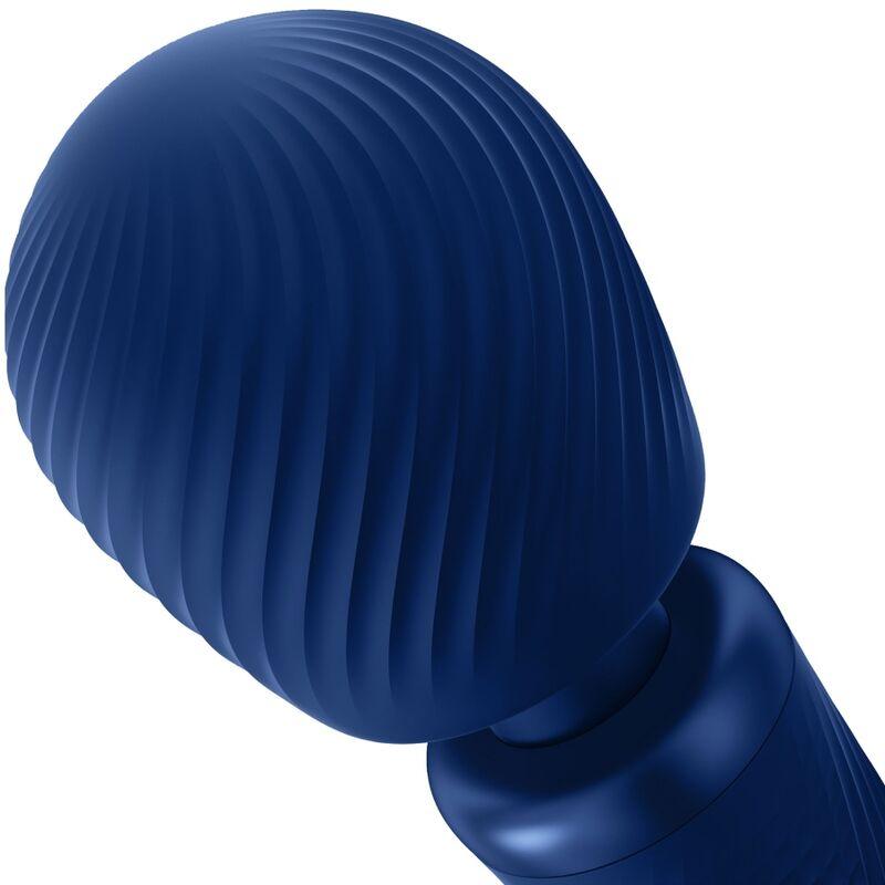 fun factory bacchetta rumble pesata vibrante ricaricabile in silicone vim blu notte