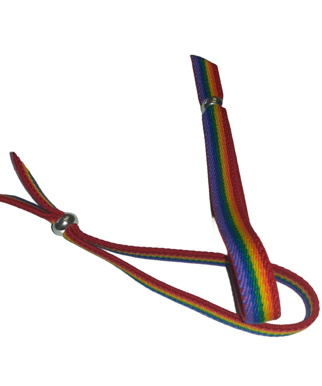 PRIDE - BRACCIALETTO DI LUSSO IN GOMMA PER RAGAZZA CON PERLINE PRIDE