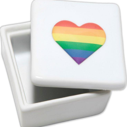 PRIDE - PORTAGIOIE QUADRATO CON CUORE LGBT
