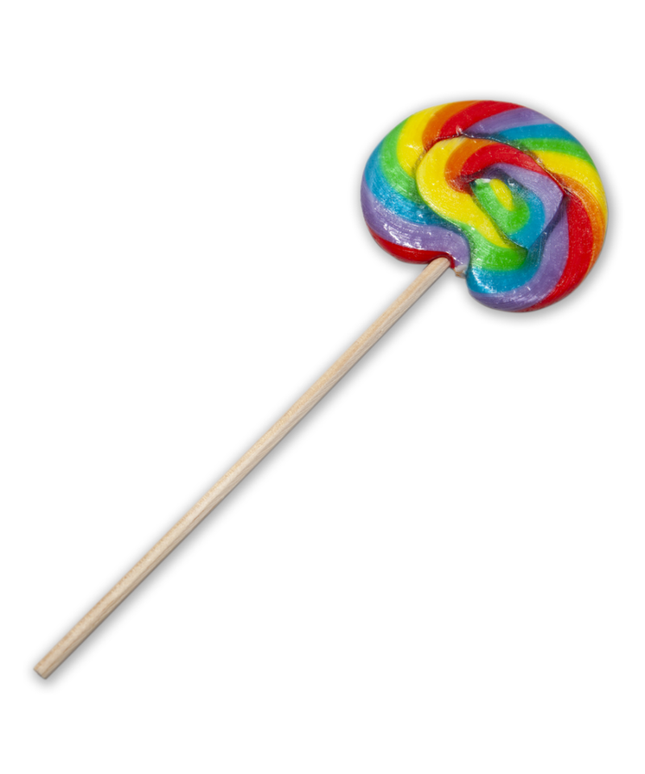 PRIDE - LECCA PICCOLO TONDO CON BANDIERA LGBT /it/pt/it/fr/it/
