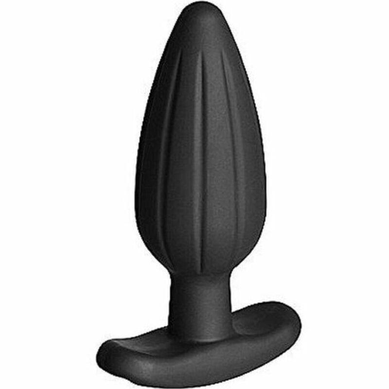 electrastim tappo rocker in silicone nero grande