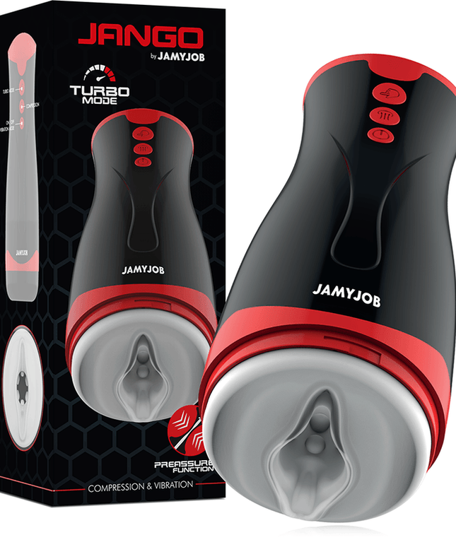 jamyjob masturbatore a compressione e vibrazione jango