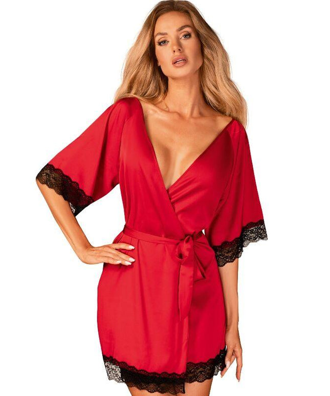 obsessive sensuelia rosso peignoir s m