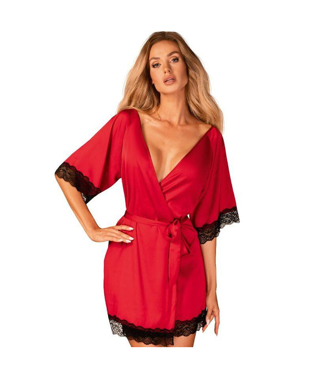 obsessive sensuelia rosso peignoir s m