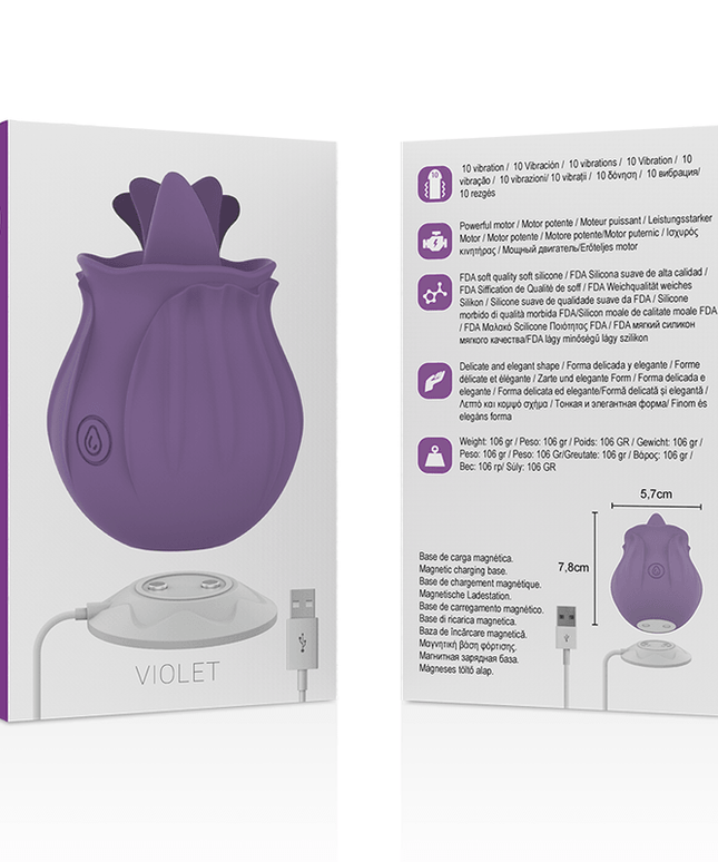intense viola cl toris stimolatore 10 vibrazioni lilla