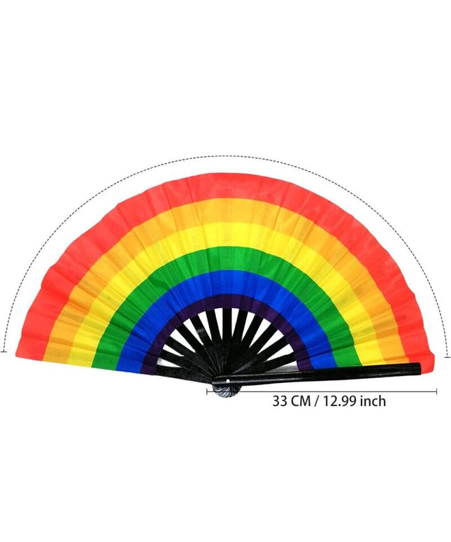 PRIDE - GRANDE VENTAGLIO LGTB REALIZZATO A MANO