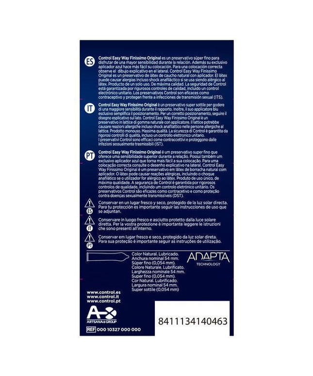 control adapta easy way finissimo 10 unita