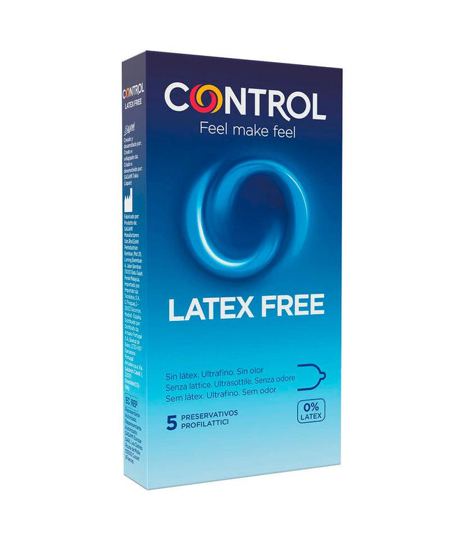CONTROL - FREE SIN LATEX CONDOMS 5 UNITS - Only Vibes