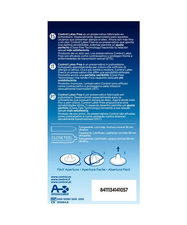 CONTROL - FREE SIN LATEX CONDOMS 5 UNITS - Only Vibes
