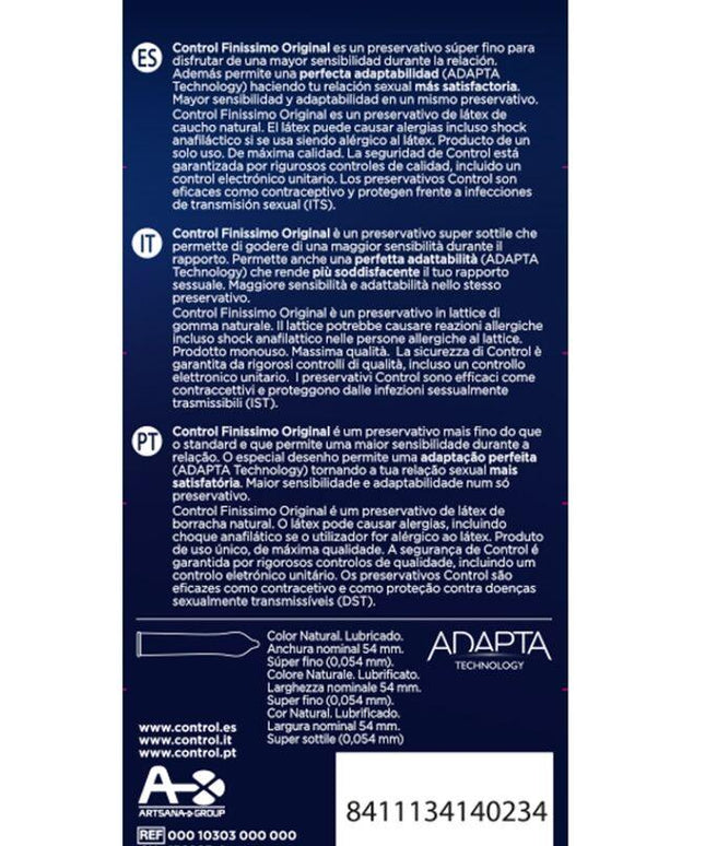 control finissimo originale 6 unita