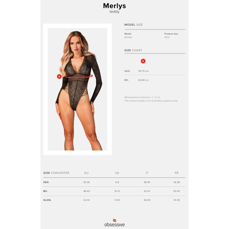 obsessive merlys teddy xs s