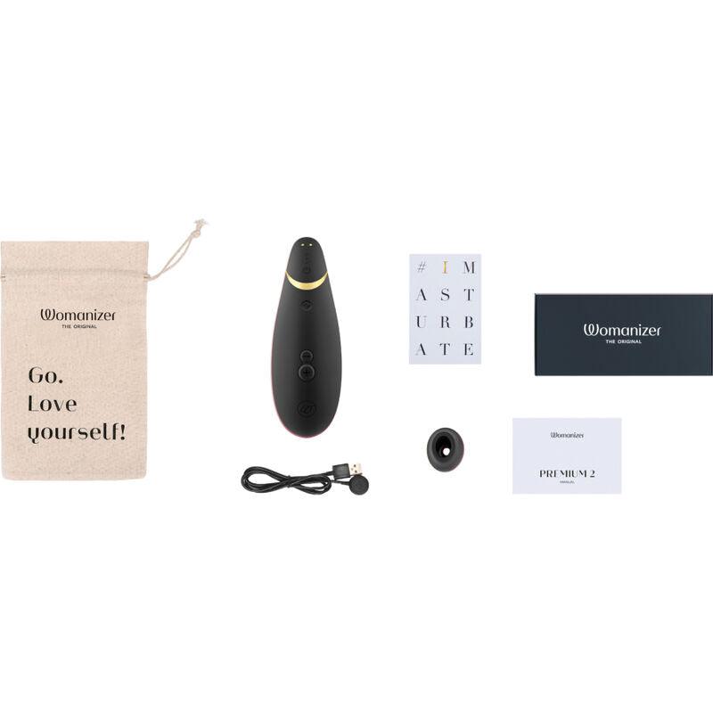 womanizer premium 2 stimolatore clitorale nero