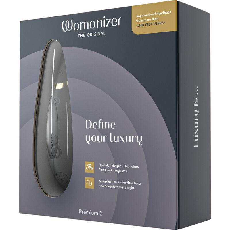 womanizer premium 2 stimolatore clitorale nero