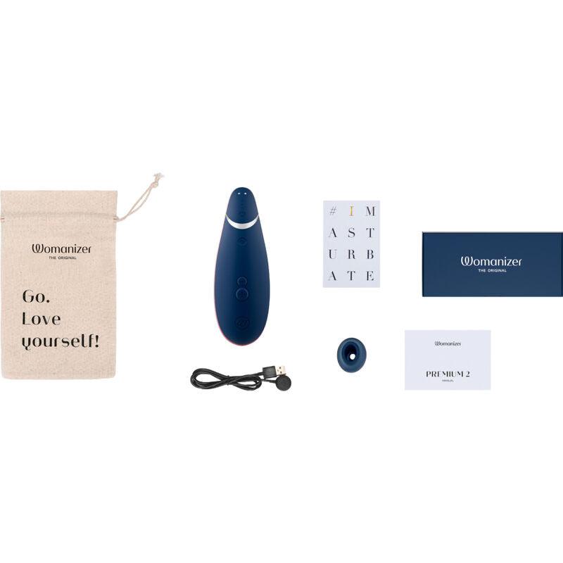 womanizer premium 2 stimolatore del clitoride mirtillo