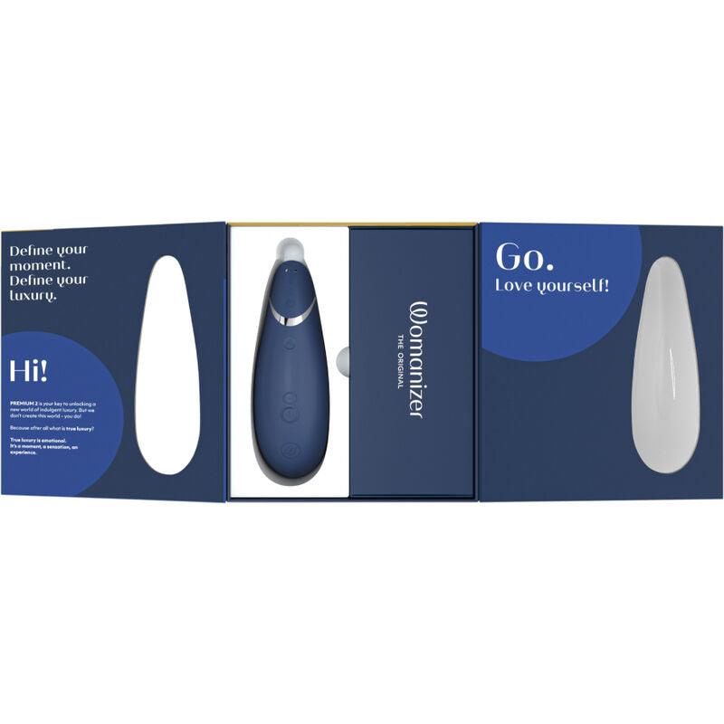 womanizer premium 2 stimolatore del clitoride mirtillo