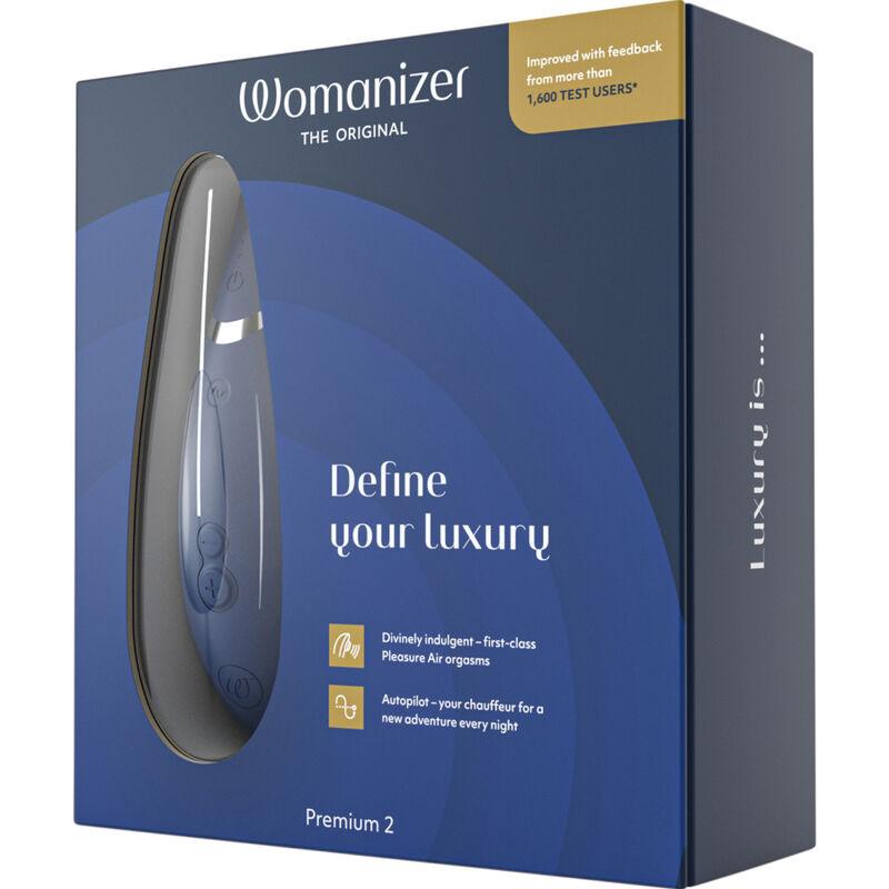 womanizer premium 2 stimolatore del clitoride mirtillo