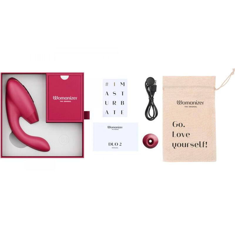 womanizer stimolatore duo 2 bordeaux