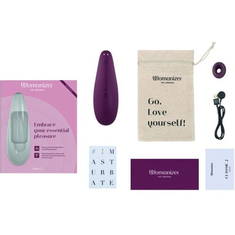 womanizer classic 2 stimolatore clitorale bordeaux