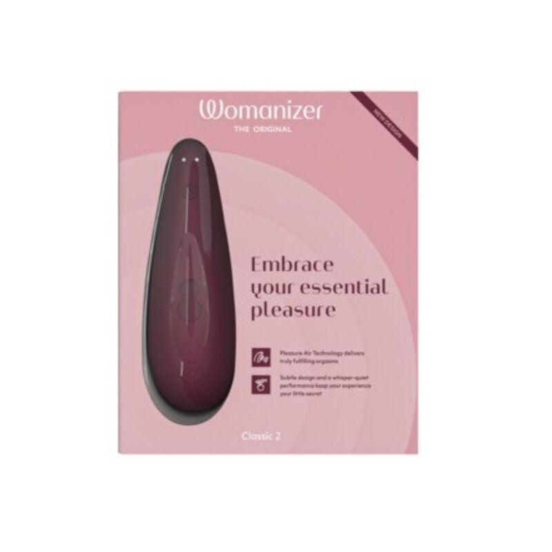 womanizer classic 2 stimolatore clitorale bordeaux