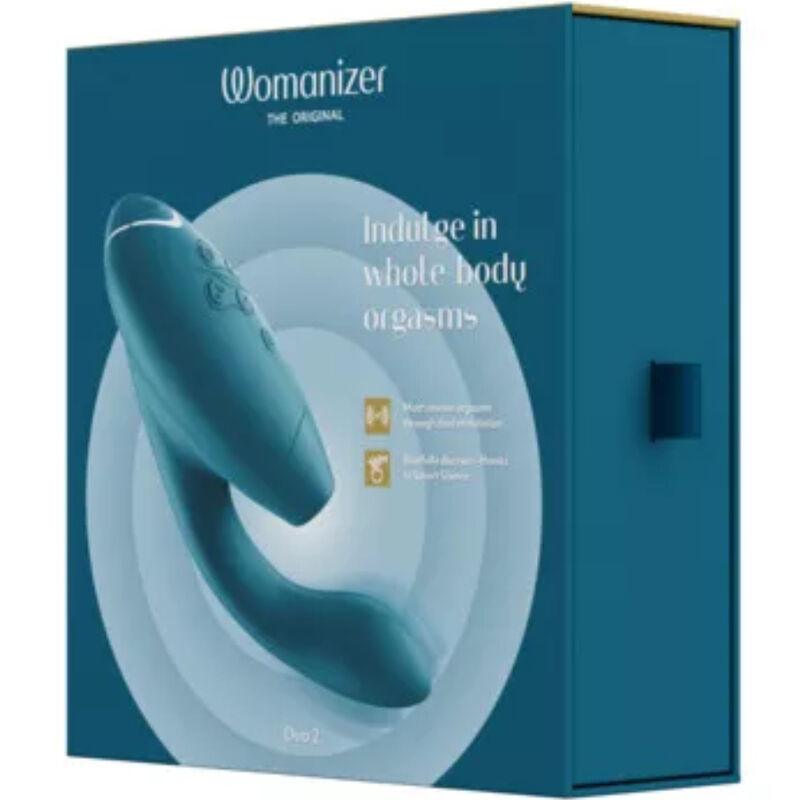 womanizer stimolatore duo 2 blu petrol