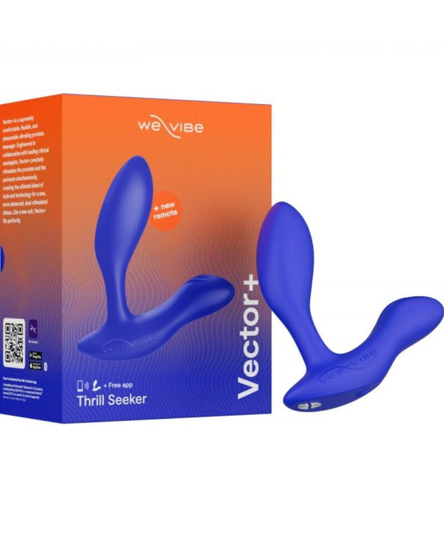 we vibe massaggiatore prostatico vector blu