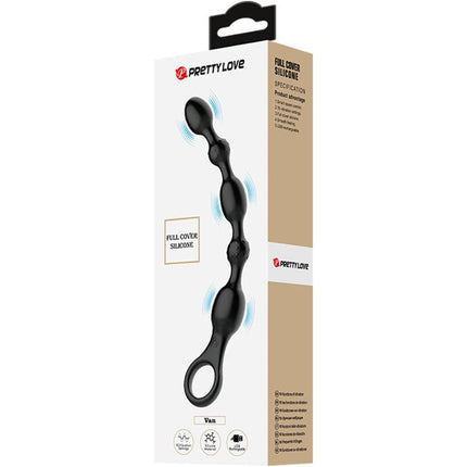 pretty love van anal balls 10 vibrazioni in silicone ricaricabile