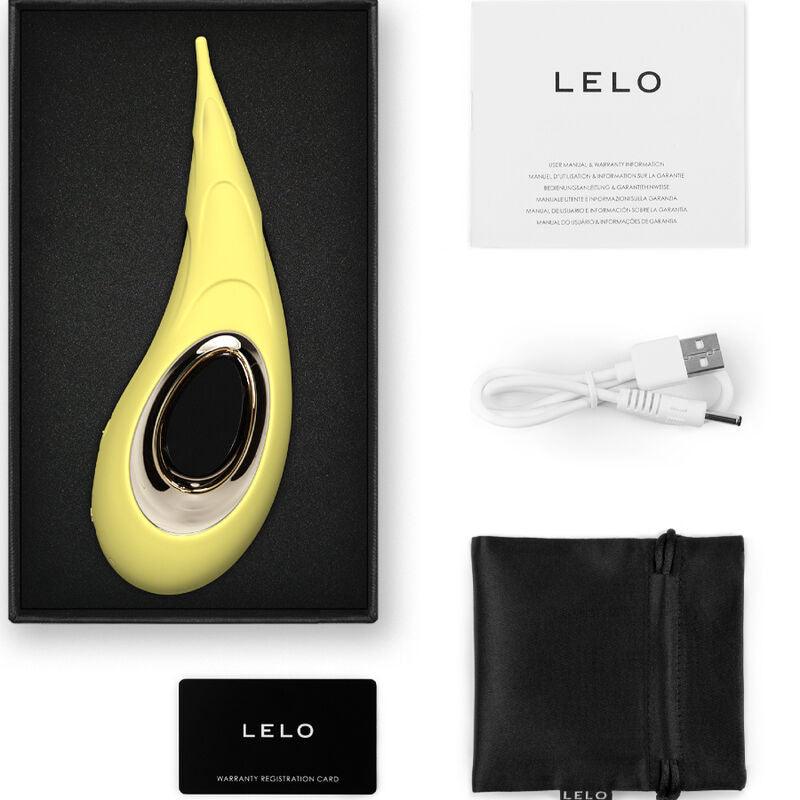 lelo stimolatore clitoride dot cruise giallo